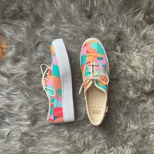 Keds x Sunnylife platform sneakers.